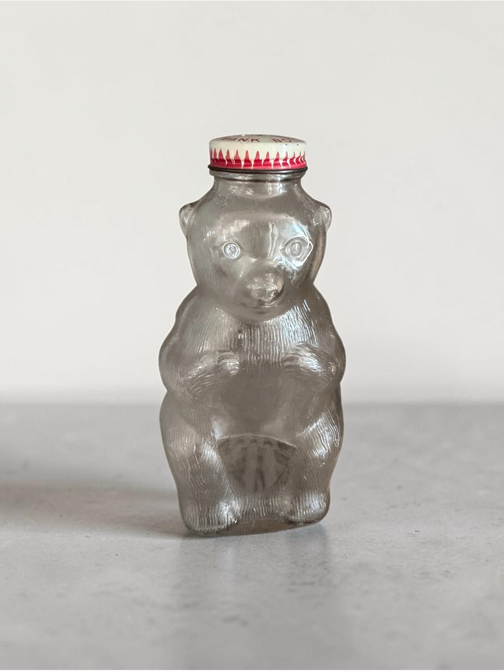 Vintage 1950’s Snow Crest Clear Bank Bottle